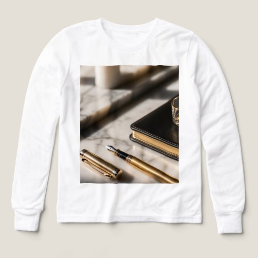 Luxury Gold Fountain Pen Desk! (デザイン正面)