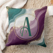 Luxury Gold Glitter Marble Pattern クッション (ブランケット)