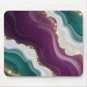 Luxury Gold Glitter Marble Pattern マウスパッド (正面)