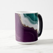 Luxury Gold Glitter Marble Pattern モーフィングマグカップ (正面右)