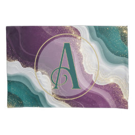 Luxury Gold Glitter Marble Pattern 枕カバー