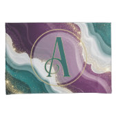 Luxury Gold Glitter Marble Pattern 枕カバー (正面右)