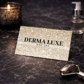 Luxury Gold Glitter Med Spa Injector Minimalist 名刺