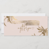 Luxury Gold Hair Salon Studio Gift Certificate  (正面)