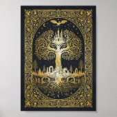 Luxury Gold Leaf Artisan Storybook ポスター (正面)