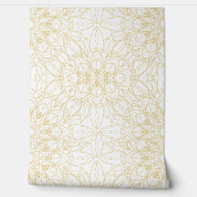 Luxury Gold Mandala Seamless Wallpaper 