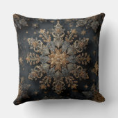 Luxury Gold Mandala Throw Pillow クッション (裏面)