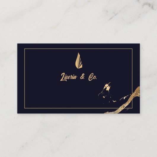 Luxury Gold Premium Tattoo Artist Appointment  名刺 (正面)