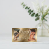 Luxury Gold Professional Med Spa Specialist Photos 名刺 (スタンド正面)