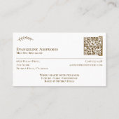 Luxury Gold Professional Med Spa Specialist Photos 名刺 (裏面)