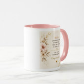 Luxury Gold Quote Coffee Mug for Mom マグカップ (正面右)