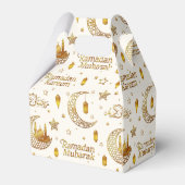 Luxury Gold Ramadan Mubarak Calligraphy Islamic フェイバーボックス (裏面サイド)