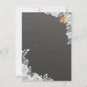 Luxury Gold Rings Wedding Invitation 招待状 (裏面)