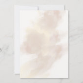 Luxury Gold Script Wedding Invitation 招待状 (裏面)