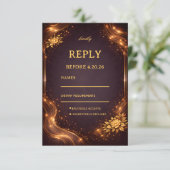 Luxury Gold Sparkle Wave 出欠カード (スタンド正面)