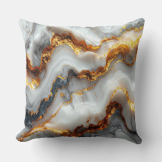 Luxury Gold Vein Marble Pillow クッション