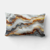 Luxury Gold Vein Marble Pillow ランバークッション (裏面)