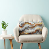 Luxury Gold Vein Marble Pillow ランバークッション (椅子)
