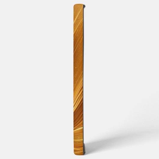 Luxury Gold Wave Phone Case Samsung Galaxyケース (左側面)