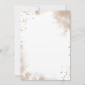 Luxury Gold Wedding Invitation 招待状 (裏面)