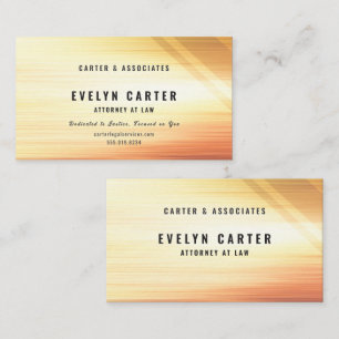 Luxury Gold Woodgrain Attorney Law Firm-type3 名刺