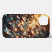 Luxury Golden Geometric Phone Case - Glowing Low Case-Mate iPhoneケース (裏面 (横))