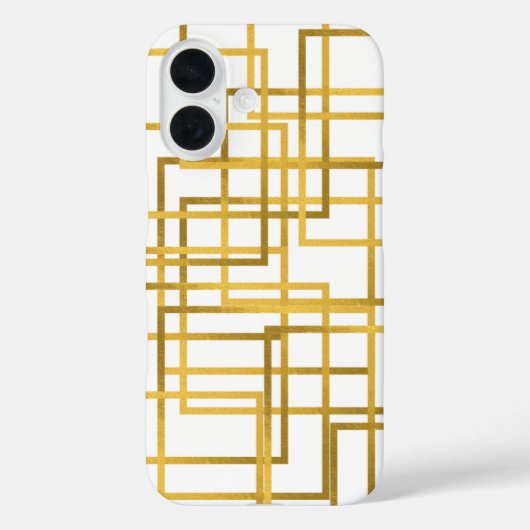 Luxury Golden geometric phone case | iphone case Case-Mate iPhoneケース (裏面)