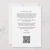 Luxury Golden Ivi Leaves Oval Frame Chic Photo セーブザデート (裏面)