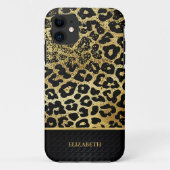 Luxury Golden Leopard Print – Stylish Case-Mate iPhoneケース (裏面)