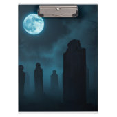 Luxury Gothic Graveyard Halloween Clipboard クリップボード (正面)