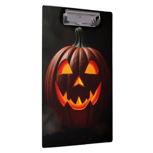Luxury Gothic Halloween Jack-O-Lantern Clipboard クリップボード (右)