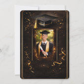 Luxury Graduation Invite Editable 招待状 (裏面)