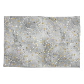 Luxury, Grey Gold Pattern  枕カバー (裏面)