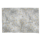 Luxury, Grey Gold Pattern  枕カバー (正面)