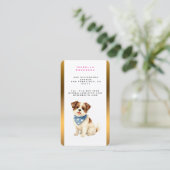 Luxury Grooming Dog Personalized Trendy Collection 名刺 (スタンド正面)