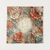 luxury happy new year 2026 party backdrop タペストリー (正面(横))