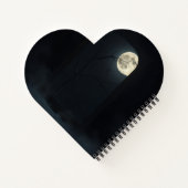 Luxury Haunted Gothic Mirror Halloween Notebook ノートブック (裏面)