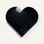 Luxury Haunted Gothic Mirror Halloween Notebook ノートブック (正面)