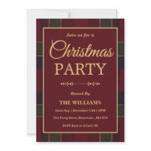 Luxury Heritage Tartan Plaid Christmas Party