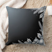 Luxury Holiday Pillow – Snowflake Design クッション (ブランケット)