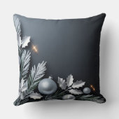 Luxury Holiday Pillow – Snowflake Design クッション (裏面)