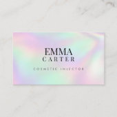 Luxury Holographic Med Spa Injector 名刺 (正面)