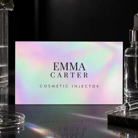 Luxury Holographic Med Spa Injector 名刺