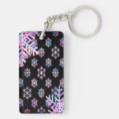 Luxury Holographic Snowflake Christmas Collection キーホルダー (裏面)