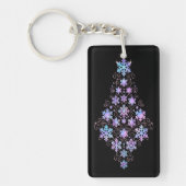 Luxury Holographic Snowflake Christmas Collection キーホルダー (正面)