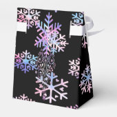 Luxury Holographic Snowflake Christmas Collection  フェイバーボックス (裏面サイド)