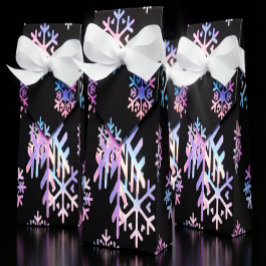 Luxury Holographic Snowflake Christmas Collection  フェイバーボックス