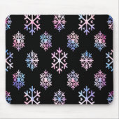 Luxury Holographic Snowflake Christmas Collection  マウスパッド (正面)