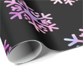 Luxury Holographic Snowflake Christmas Collection ラッピングペーパー (ロールコーナー)