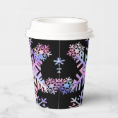 Luxury Holographic Snowflake Christmas Collection  紙コップ (右)
